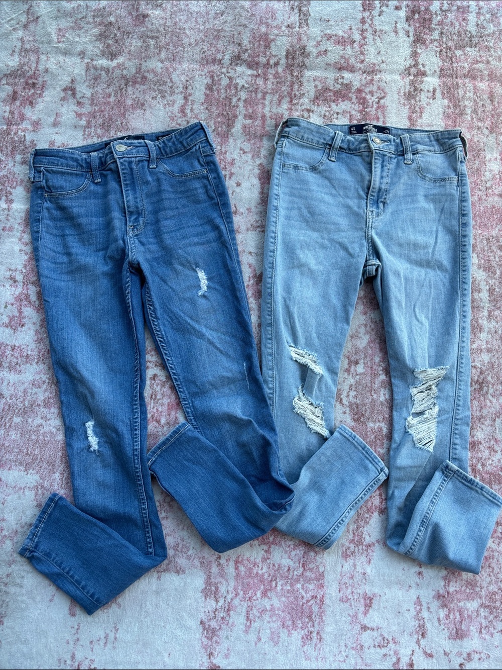 Hollister High-Rise Distressed Skinny Jeans - Advanced Stretch